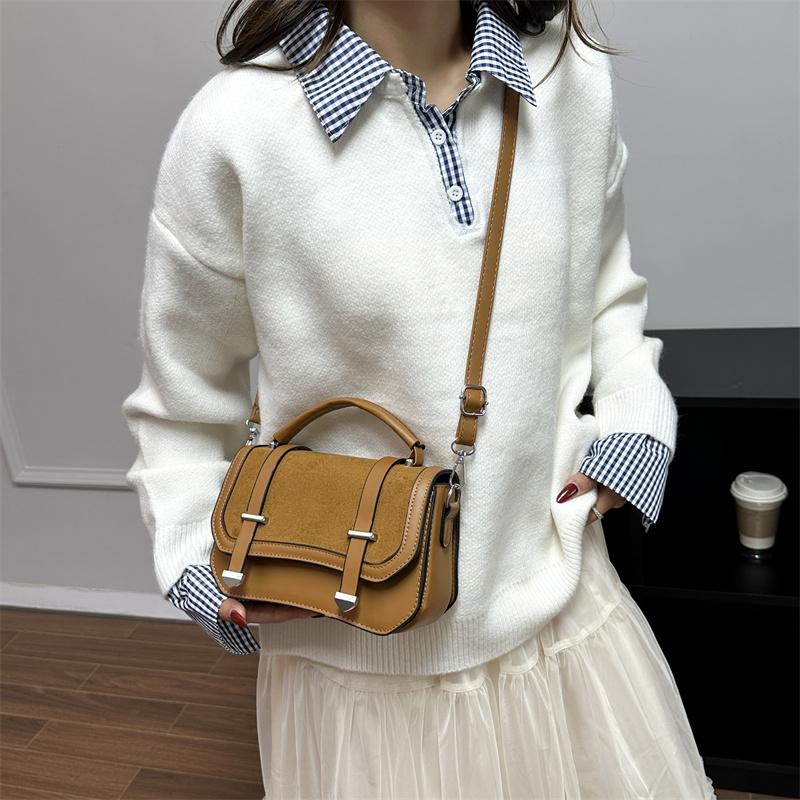 Original Japanese Style Uniform Bag Preppy Style PU Leather Messenger Bag For Students Vintage Shoulder Bag Flap Handbag Ladies