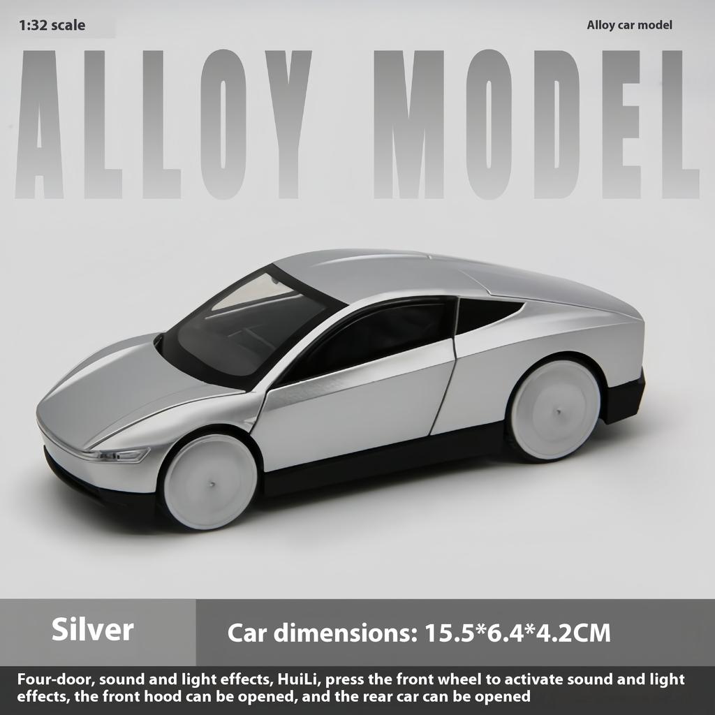 1:32 Cool futuristic alloy model car, cool sound and light, exquisite desktop ornaments, Christmas/birthday gifts