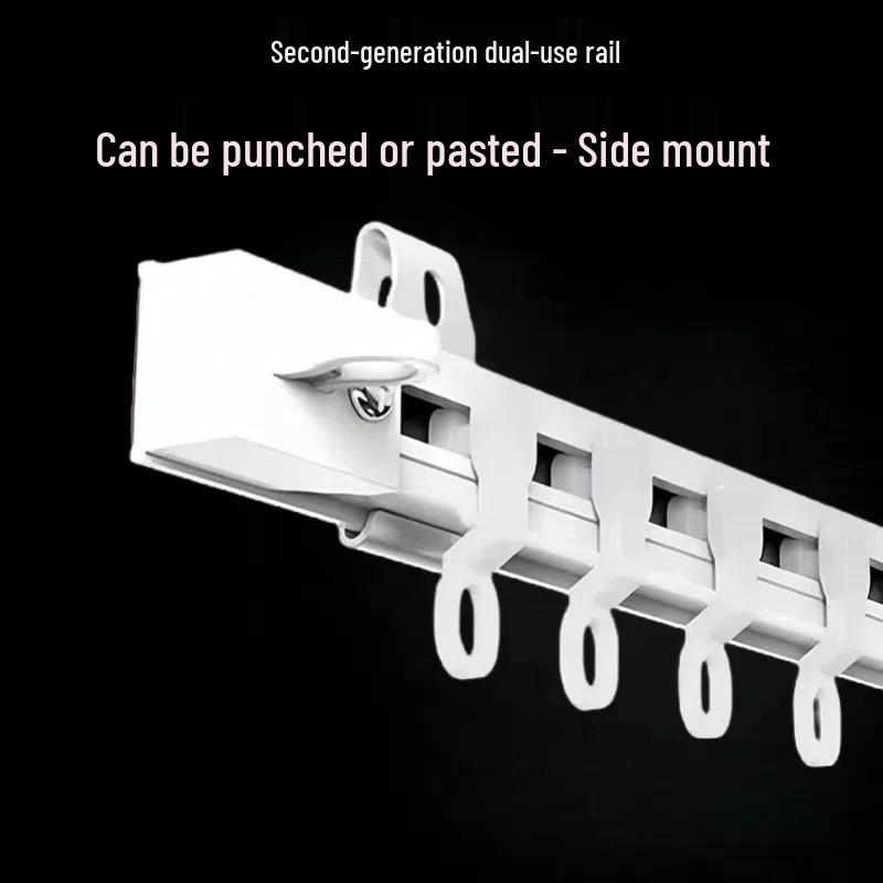 No-Drill Sliding Curtain Rod for Tight Spaces