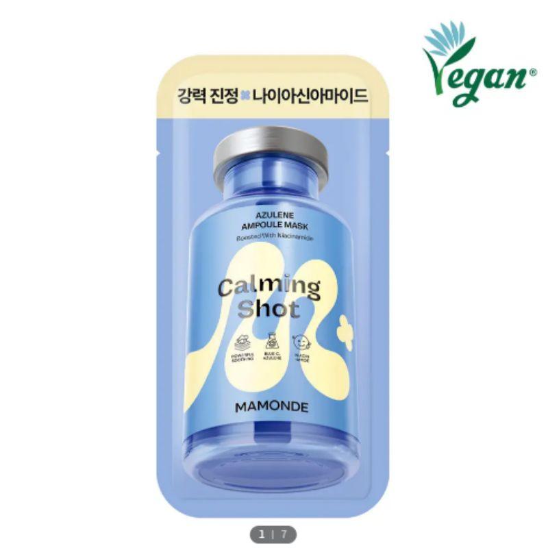 Mamonde Calming Shot Azulene Ampoule Mask Pack 1 Sheet