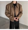 Men's American Style Short Jacket: Trendy Korean Ins Street Fashion, High-Class Zipper Lapel for Spring & Autumn