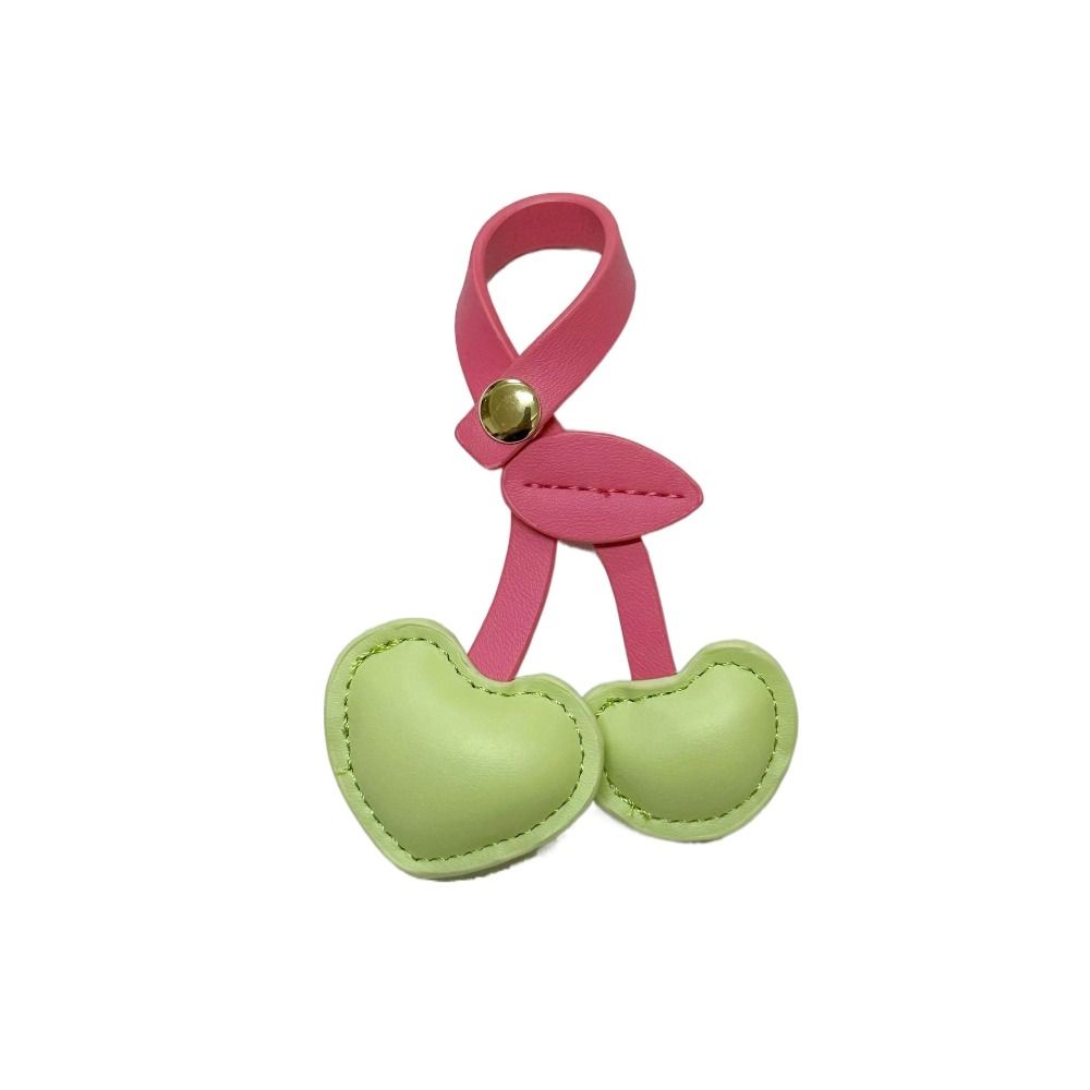 Love PU Leather Hanger PU Leather Bag Pendant Trendy Keychain  Bag Ornament