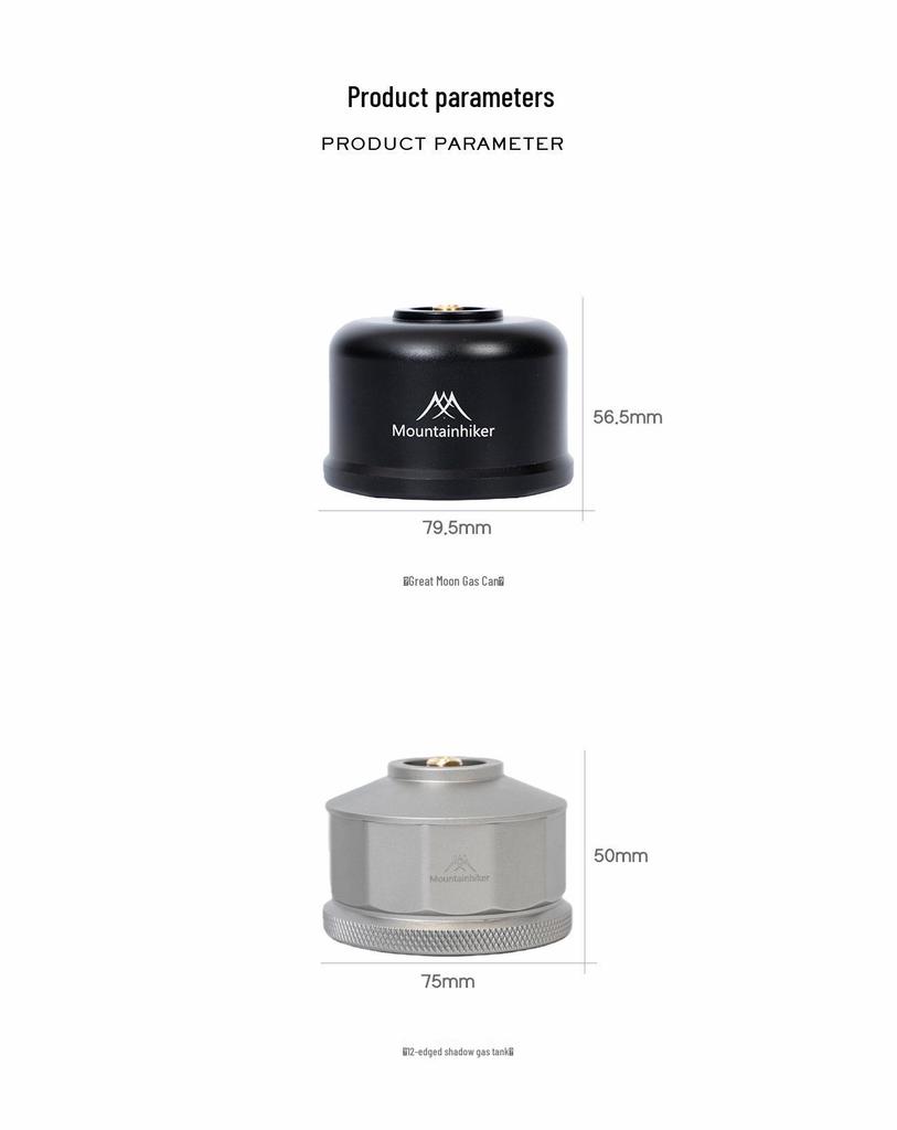 Twelve-Sided Outdoor Camping Gas Canister for Lighting & Atmosphere