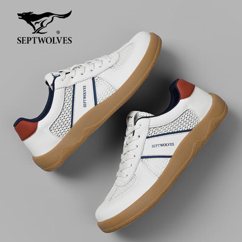 

Septwolves Men s Summer Breathable Mesh German Trainer Sneakers 44