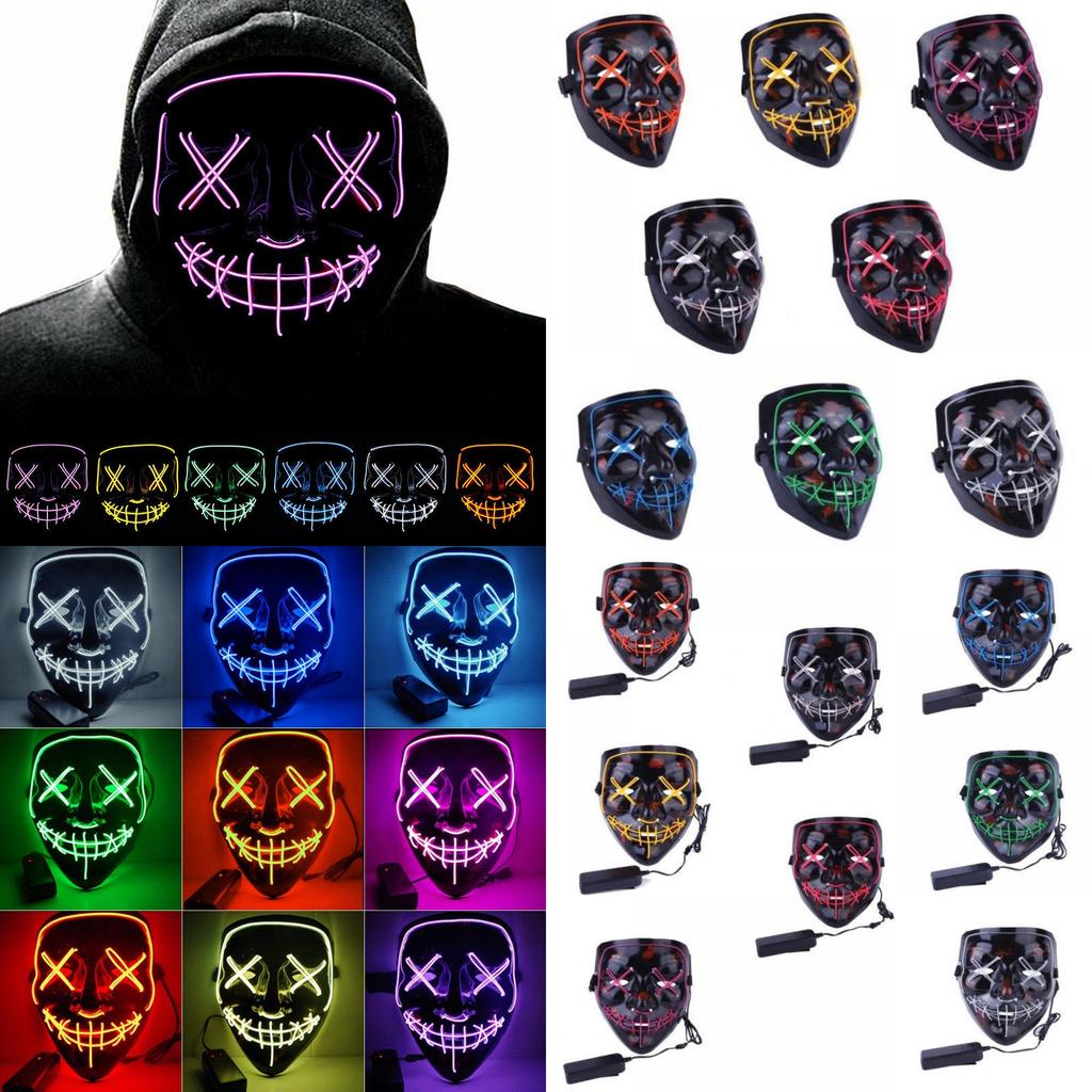 3-Modi Halloween Gruselmaske für Cosplay mit komfortablem, einzigartigem, ergonomischem Design