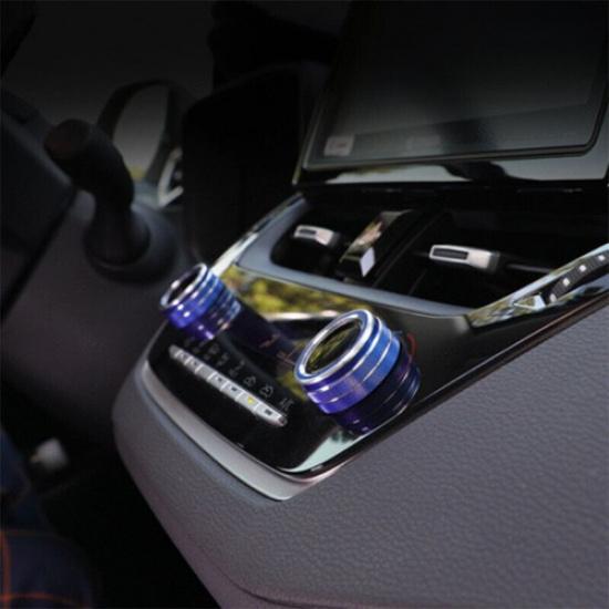 For Nissan Rogue - Blue Center Console Air Condition Knob Cover Trim