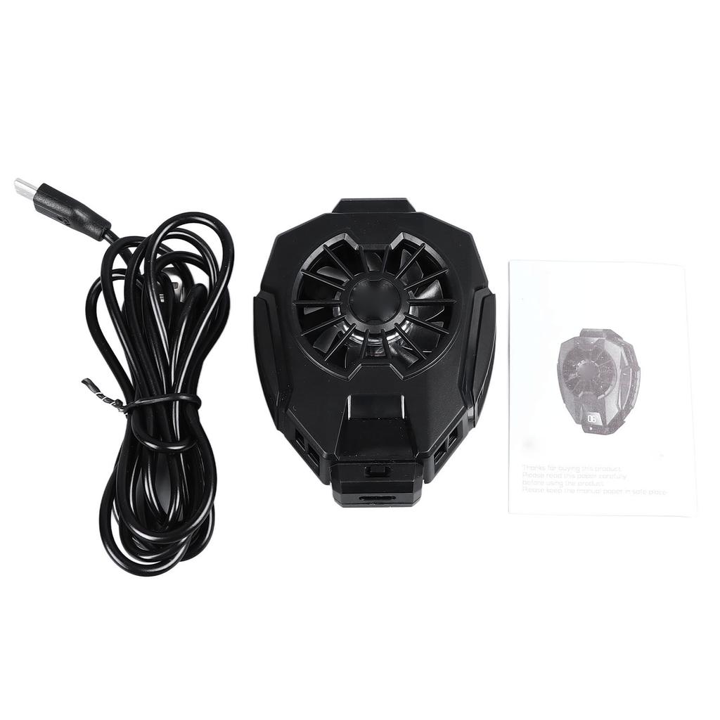 Radiator Semiconductor Phone Fan Clip on Efficient ABS Digital Display Mobile Phone Cooler Good Heat Dissipation for Cellphone