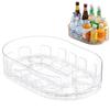Anti-slip Rotating Spice Rack Swivel Tray Condiment Jar Organizer  Party