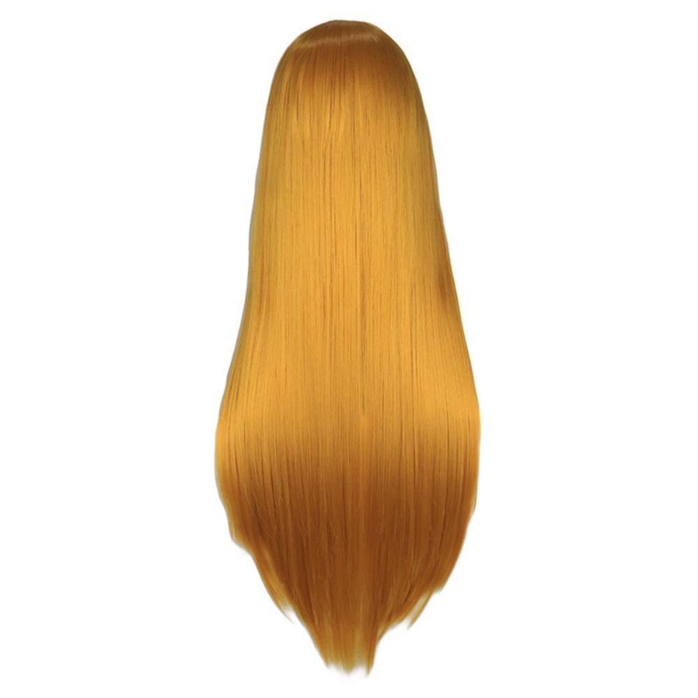 Female Colourful Cosplay Wig Heat Resistant Fiber Anime Party Wigs Long Straight Synthetic Wigs