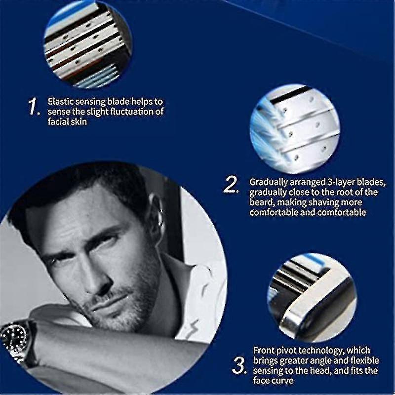 Mach 3 Razor Blades Refills 24pcs, Razor Blades For Men