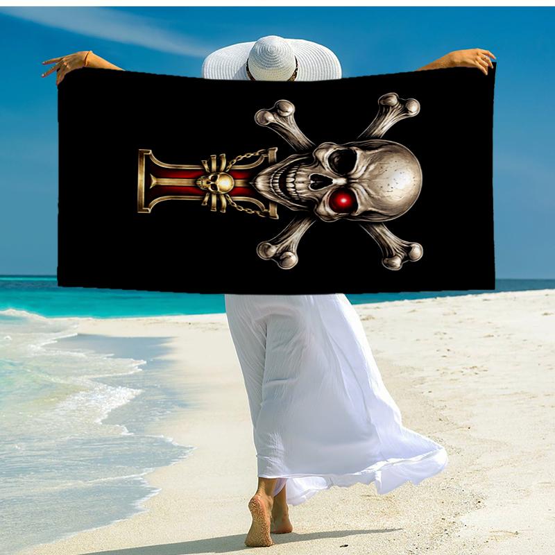 Ultra-Soft Beach Towel with Warhammer 40k Theme,Ideal for Pool - Camping, Diving - Perfect Travel Essential, Vibrant Beach Towel.