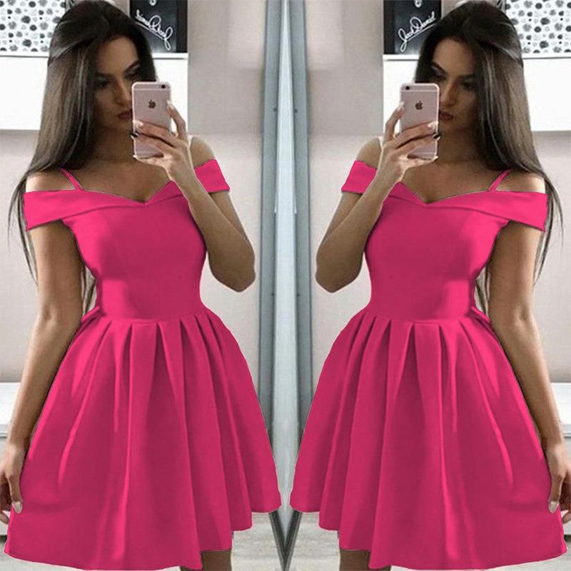 New Women's Clothing Suspender Waist Pleated Dress Midskirt Hot Sexy Dress