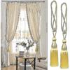 2pcs Tiebacks Curtain Tassels Curtain Tiebacks Tassels Curtain Tiebacks Tassels Gold, Tiebacks For Curtains