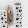 44pcs Dog and Cat Paw Print Wall Stickers for Home and Pet Spaces Vinyl Decals for Walls Furniture and Other Surfaces