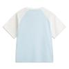 Li Ning Sports Trend Series Moisture Wicking Loose Short Sleeve T-Shirt Women Tops Light-Sky-Blue Cream AHSV194-3