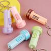 Mini Flashlight Keychain Cute Toy Flashlight Small Portable Flashlights for Kids Candy Colors Cat Toy Portable Keychain Gift