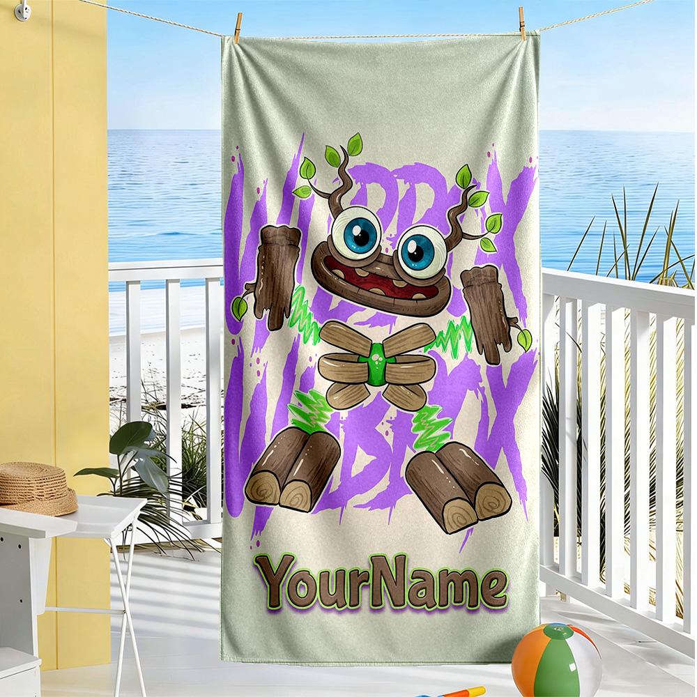 Incredibox Personalized Name Beach Towel High Absorbency & Quick-Dry Portable for SwimmingBeachCamping Travel Beach AccessoriesGym
