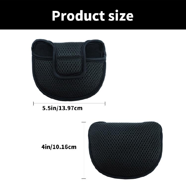 Nylon Net Mallet Putter Head Cover Golfing Putter Head Protector Golfing Gear Accessories for Player