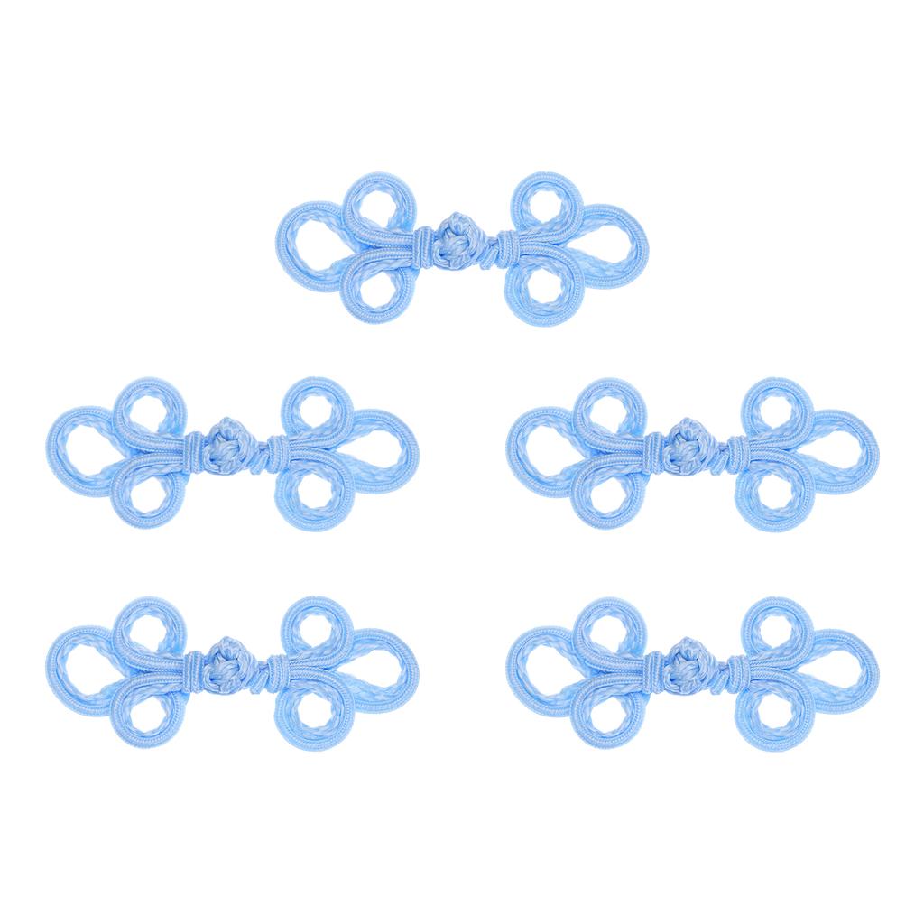 5/12pcs Chinese Knots Frog Buttons Closure Sewing Buttons Fasteners for DIY Sewing Coats Cloak Sweater Bridal Costume Outfit