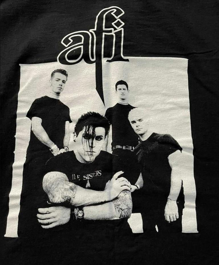 AFI band Black and White Unisex Short Sleeve T-shirt size S-5XL XXXL