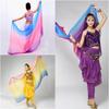 Hand Scarf Belly Dance Costume Outfit Hip Scarf Large Gradient Design for Women Performance Show Carnival Party Dress