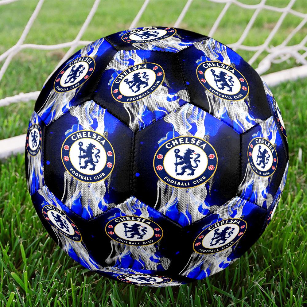 Chel-sea Fc Printed Size 5 Soccer Balls, High-Quality, Anti-Slip, Protective Football, A Unique Gift , Birthdays, Christmas Gifts
