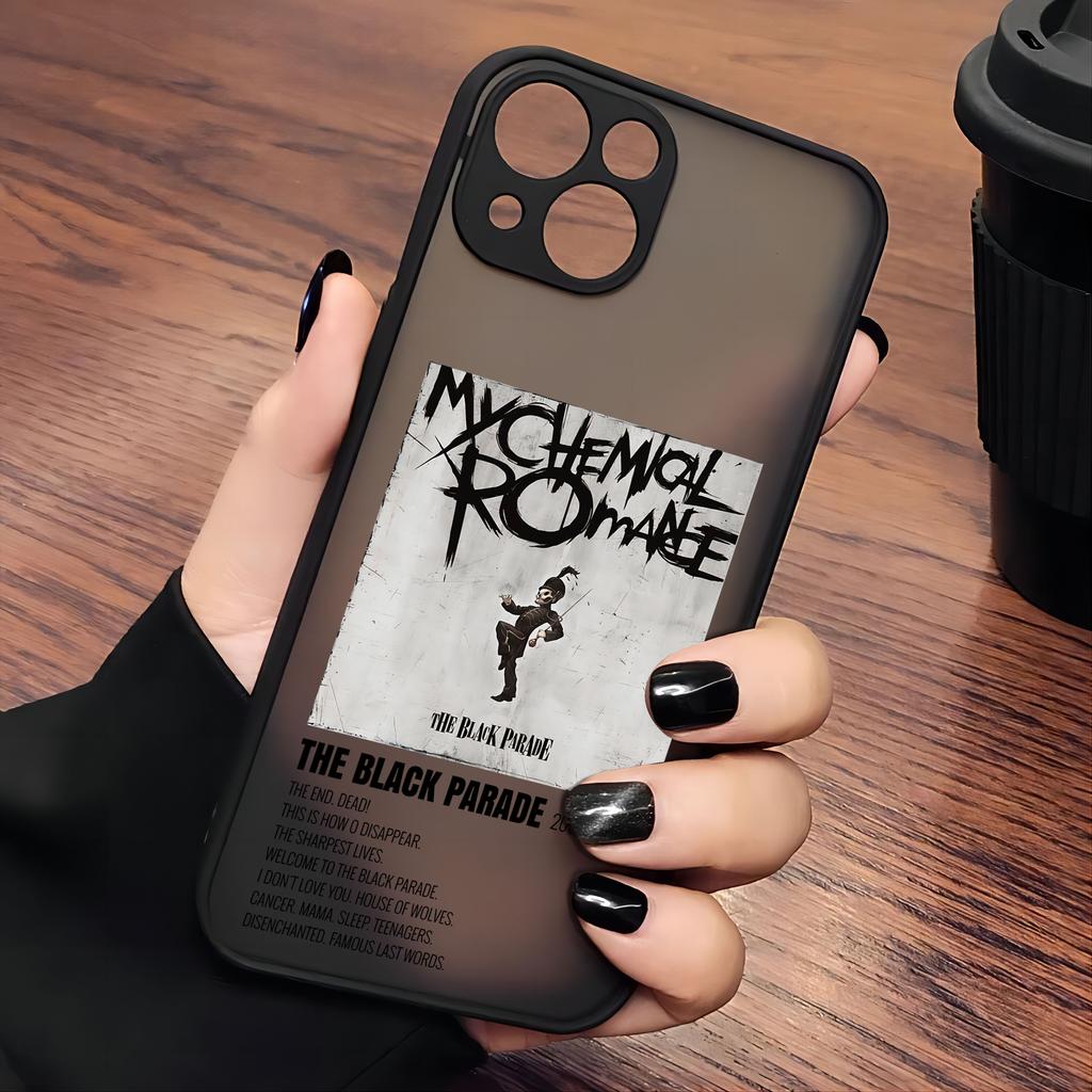 My Chemical Romance Phone Case For iPhone 16 15 14 13 12 11 Mini Pro Max X XR XSMax 7 8 Plus Matte Transparent Back Cover