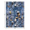 Blue Circuit Board Throw Blanket Furry Decorative Beds Soft Big Beach Blankets