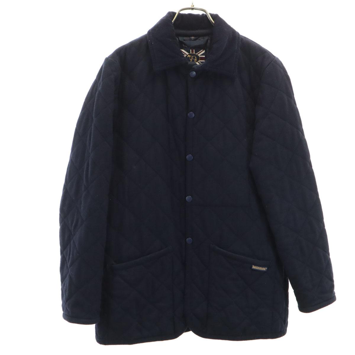 

LAVENHAM Quilted jacket XS Navy Cotton filling Men s Used