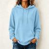 Women's Fashion Long Sleeve Hoodie Pullover Color Casual Top for Daily Wear