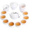 Su's Ceramic Mutton-Fat Jade Porcelain Tea Set