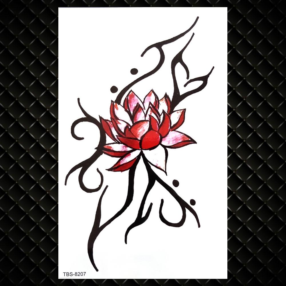 Black Dragon Fake Temporary Tattoos For Men Women Wolf Flower Tattoo Sticker Wings Creative Coyote Water Transfer Tatoo Arm Hand