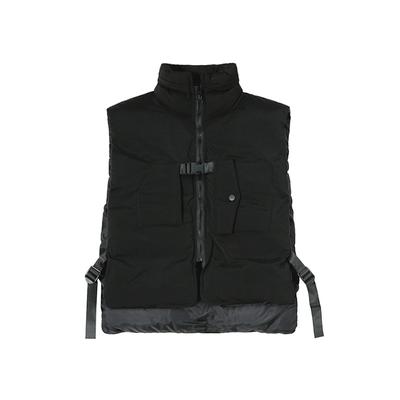 Designed Stand-up Collar Workwear Vest Men's Winter New Korean Style Loose Casual Waistcoat