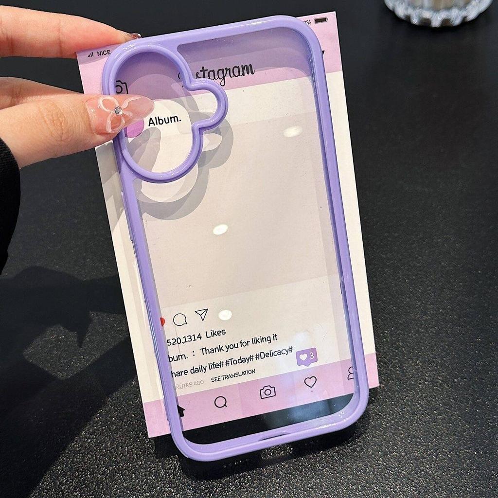 Luxury Candy Color Bumper Phone Case For iPhone 17 16 15 14 13 Mini 12 11 Pro Max XR XS X 7 8 Plus Transparent Shockproof Cover