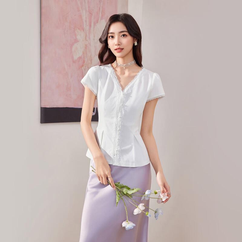 IEF 2026 Summer Commuter Elegant Fashion Shirt Top