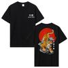 Tiger T Shirt Japanese Tokyo Back Print Men's Clothing Gang Gifts Tops Cotton Tees T Shirts For Men Streetwear