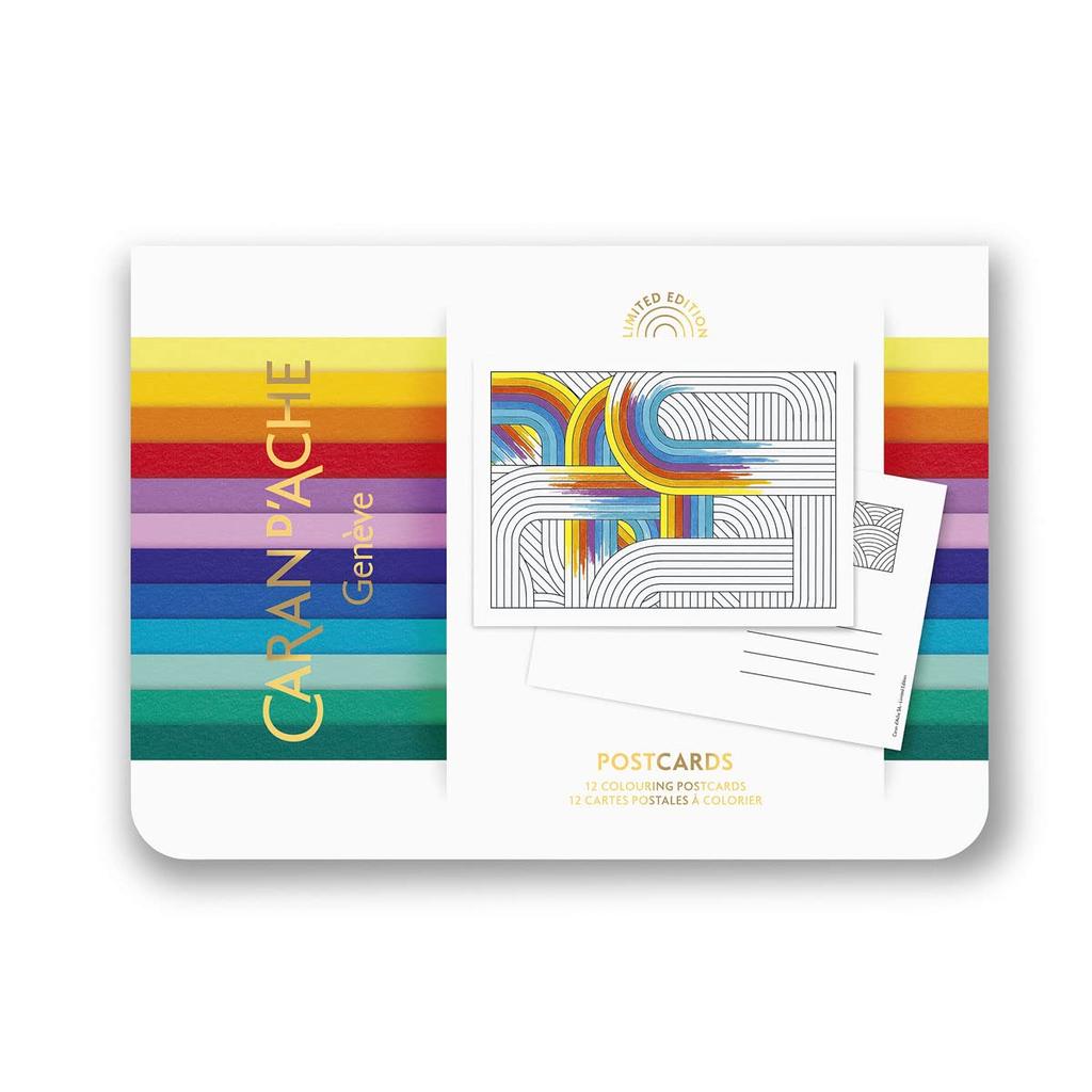 Caran Coloring Postcard Color Treasure 2022 Limited A6 d'Ache CC0454-022
