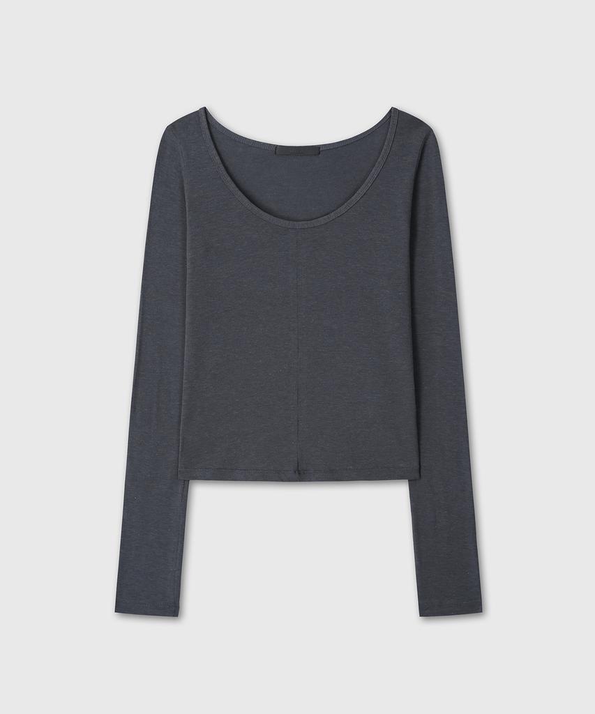 Daibeuinumeon U-Neck Long Sleeve (Navy)