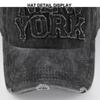 Outdoor gewaschener Denim 3D-Stickung Riss Loch Baseballkappe Individuelle Baseballkappe Sonnenschutz Sonnenschutz Entenschnabelkappe