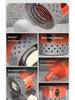 Baolian Dry Cut Hole Saw for Marble & Porcelain - Chip-Free Drilling Bit for Tile and Rock Slabs.