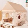 Children's Extra Long Indoor Princess Castle Tent with Mosquito Net