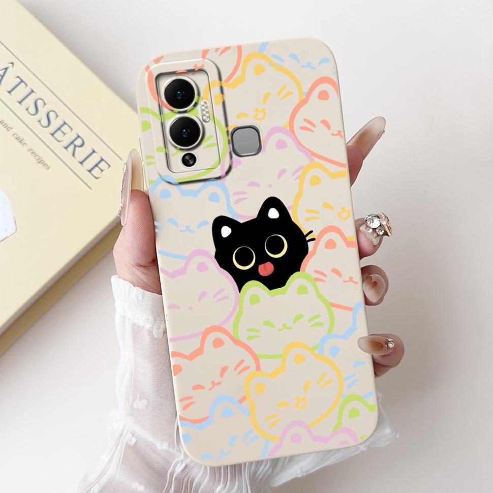 For Infinix Hot 12 Play Case Lovely Panda Painted Soft Silicone Phone Cover Case For Infinix Hot 12 Hot12 Play Fundas Capa Bags