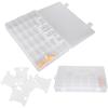 Stickers Included Floss Organizer Box 36 Compartments Embroidery Floss Organizer  For Craft Storage