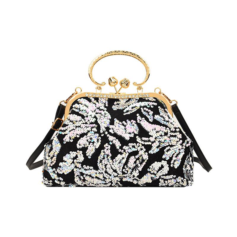 

Женская простая темпераментная сумка-замок маленькая сумка Женская 2025 весенняя новая универсальная сумка через плечо маленькая квадратная сумка разноцветный