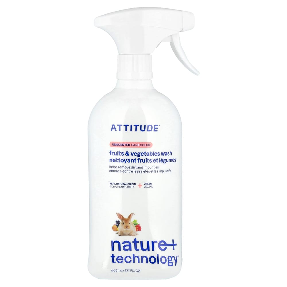 Средство для мытья фруктов и овощей Attitude 800 мл (27,1 жидких унций)