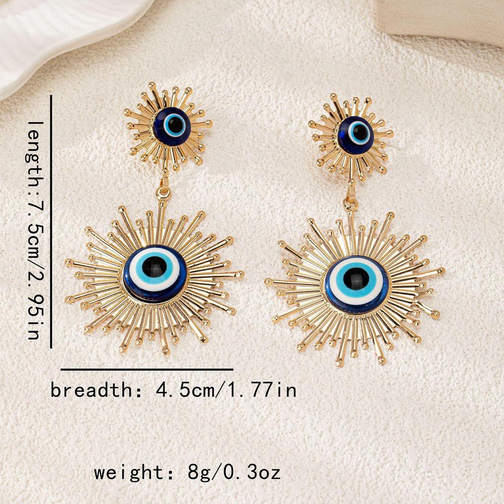 Evil Eye Fashion Earrings for Women - European & American Style