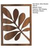 3 Pezzi Foglie di Palma Legno Arte da Parete, Pianta Tropicale Boho Decorazione Murale, Pannello Scultura da Parete Minimalista Intagliato a Vuoto per Casa Soggiorno, Camera da Letto,