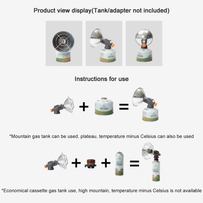 Outdoor Winter Heater Camping Fishing Gas Heaters Portable Heating Device Adjustable Hiking Warmer Winter Tent Warming Equipment