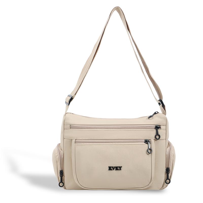 Women's Multi-compartment Crossbody Bag Large Capacity Shoulder Bag Nylon Mother Bag