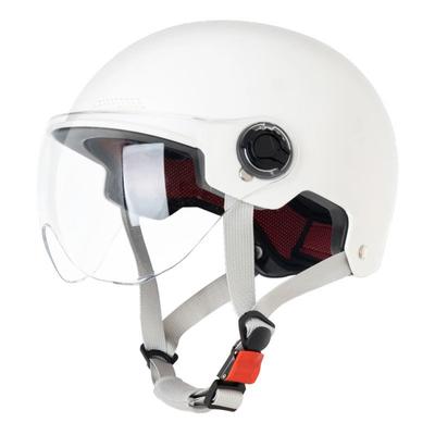 3C Certified Men's and Women's Adult Children Bicycle Safety Helmet Electric Bicycle Motorcycle Half Helmet with Goggles